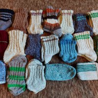 Терлици, гети родопски ръчно изработели плетени вълнени чорапи нови, снимка 5 - Други - 42952360