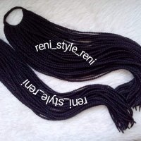 Готови Опашки за коса с ластик и плетени плитки или туистери , снимка 1 - Аксесоари за коса - 40164561