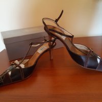 Дамски обувки ток нови Естествена кожа марка NERA Collezione с 50% отстъпка, снимка 1 - Дамски елегантни обувки - 31959244