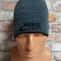 Нова зимна шапка на марката NIKE в сив цвят, снимка 3 - Шапки - 43364672