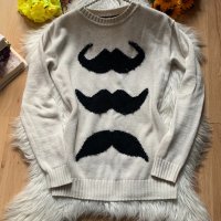 Пуловер с шипове, снимка 1 - Блузи с дълъг ръкав и пуловери - 34851629