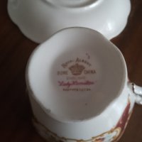 Royal Albert Lady Hamilton, колекционерска чаша от фин, костен порцелан, снимка 4 - Други ценни предмети - 43115783