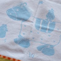 Памучно одеалце, бархетна пелена и калъф за възглавница за бебе, снимка 2 - Спално бельо и завивки - 37819613