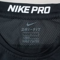 Nike PRO DRI-FIT оригинална блуза ръст 147-158см Найк спорт фланелка, снимка 3 - Детски Блузи и туники - 44001377