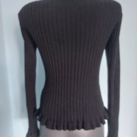 Памучна Винтидж жилетка модел топ "H & M" (Hennens & Mauriz) / голям размер , снимка 5 - Блузи с дълъг ръкав и пуловери - 34734242