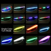 3000051155 LED Диодни Дневни светлини RXZ Amio DRL RGB Car Light многоцветни+функция бягащ мигач60см, снимка 9 - Аксесоари и консумативи - 27705838