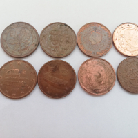 лот от 9 монети от 5 евро-цента 1999-, снимка 2 - Нумизматика и бонистика - 42125310