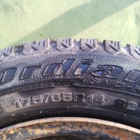 Зимни гуми с джанти 175/65R14, снимка 2 - Гуми и джанти - 42973263