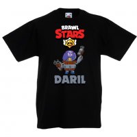Детска тениска Darryl Brawl Stars, снимка 1 - Детски тениски и потници - 32920403