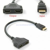 HDMI сплитер кабел HD 1080P 4K видео адаптер 1 вход 2 изходен порт Hub за X-box PS3/4/5 DVD HDTV PC , снимка 16 - Приемници и антени - 35214433
