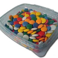 Захарни шоколадови дражета с млечен шоколад бонибон цветни бонбони копчета, снимка 2 - Други - 37065508