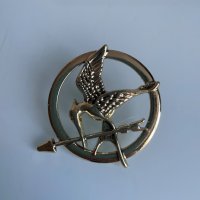 🏹 🕊️ The Hunger Games Брошка - лого на игрите на глада - сойка присмехулка, снимка 13 - Други - 43941893
