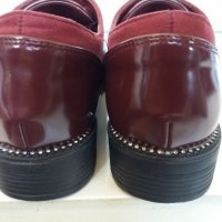 Нови дамски обувки бордо № 37, снимка 5 - Дамски ежедневни обувки - 26740117