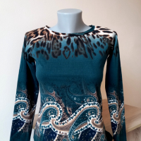Стилна дамска блуза , снимка 1 - Блузи с дълъг ръкав и пуловери - 44846256