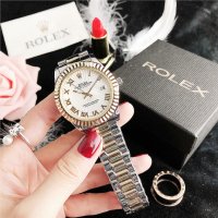Луксозен дамски ръчен часовник Rolex, стилен Ролекс , водоустойчив, снимка 3 - Дамски - 37074609