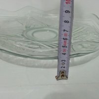 Стъклен поднос фруктиера  чиния плато ордьовър  купа , снимка 4 - Антикварни и старинни предмети - 27163064