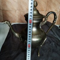 посребрен бароков чайник, снимка 4 - Антикварни и старинни предмети - 34581178