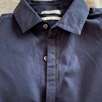 Тъмносиня риза Calvin Klein, снимка 5 - Ризи - 37053756