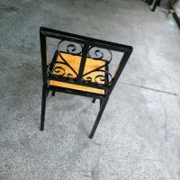 Масивен стол от метал - дърво за вашия дом, заведение или градина!! , снимка 5 - Столове - 33280611