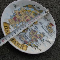 Порцеланова чиния за стена Дания, снимка 3 - Антикварни и старинни предмети - 32647056