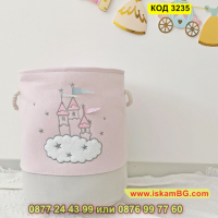 Детски кош за играчки за момичета Little Princess - КОД 3235, снимка 7 - Други - 44862192