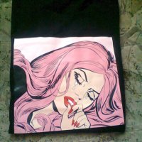 Дамска тениска с щампа, снимка 1 - Тениски - 33162050