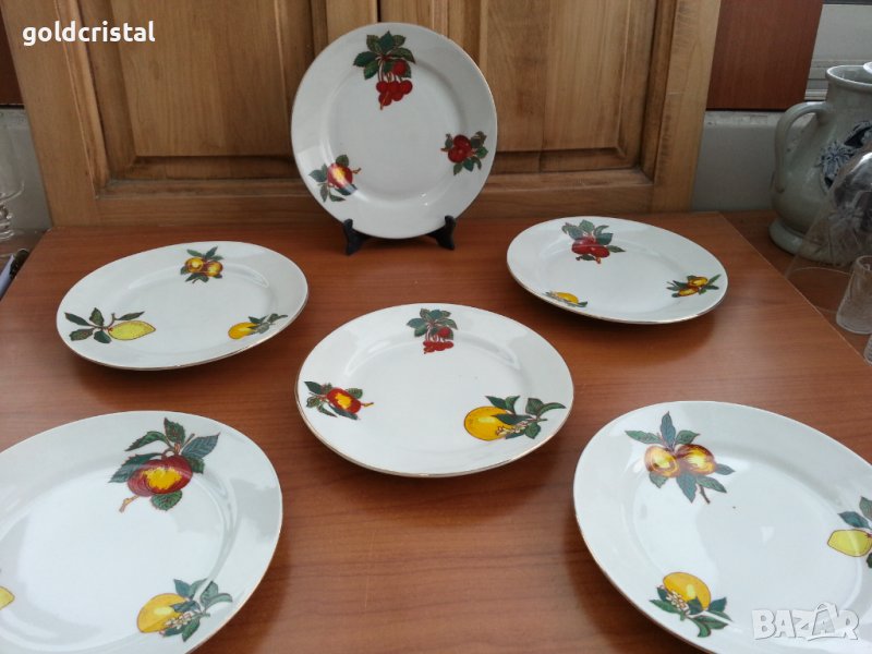 Стар български порцелан чинии , снимка 1