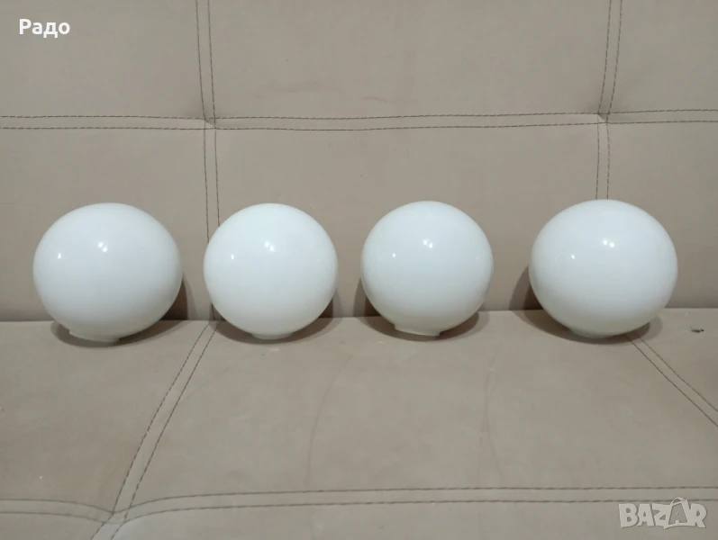 Стъклен абажур. Стъкло за лампа. Чашка за полилей, снимка 1