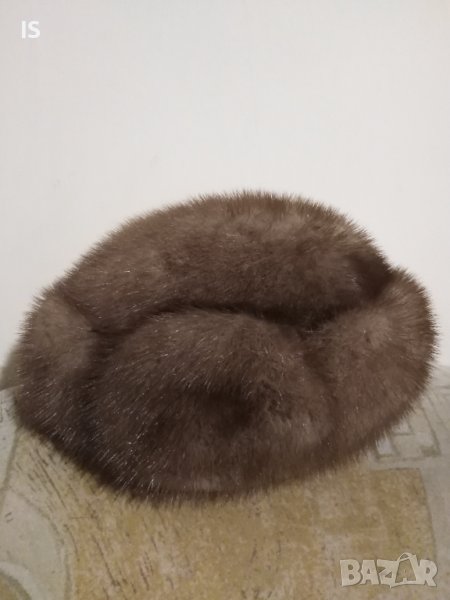 Дамска шапка от естествена кожа, снимка 1