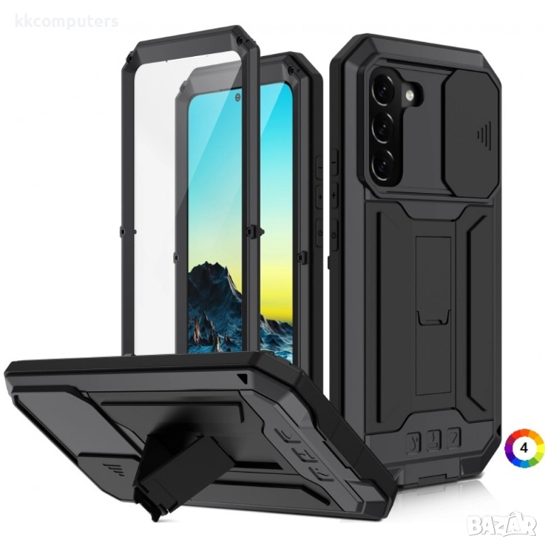 Samsung Galaxy S22 5G R-Just Удароустойчив/Водоустойчив Калъф 360 Градуса Защита и Протектор, 45 лв, снимка 1