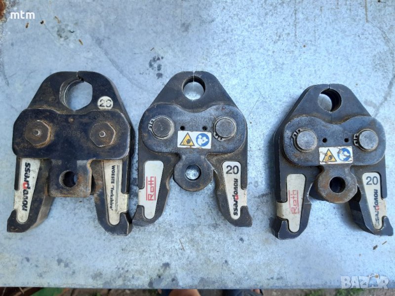 Челюсти за пресклещи за тръби, снимка 1