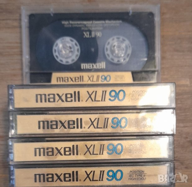 Лот от 5 бр хромни касети Maxell XLII 90 - MADE IN JAPAN!!!!!, снимка 1