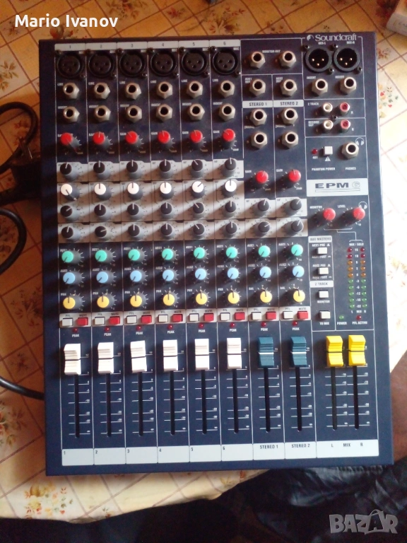 SOUNDCRAFT  EPM6   ПРОФЕСИОНАЛЕН  МИКСЕР, снимка 1