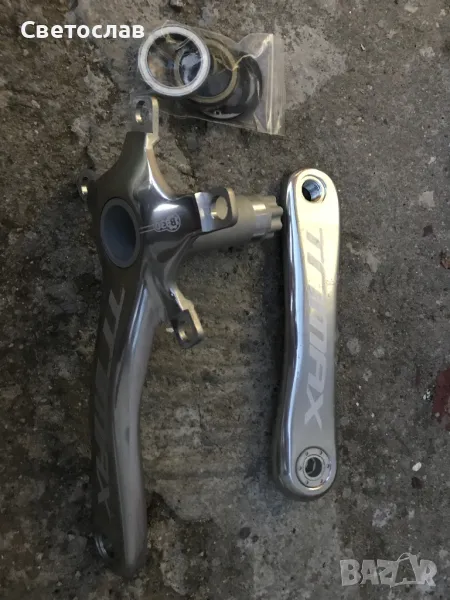 Велосипедни части:курбели, плочи 2 вида, снимка 1