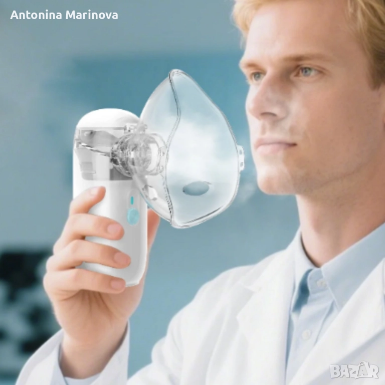 Ултразвуков аерозолен небулизатор Mesh ZH-N3 – бърза и тиха терапия., снимка 1