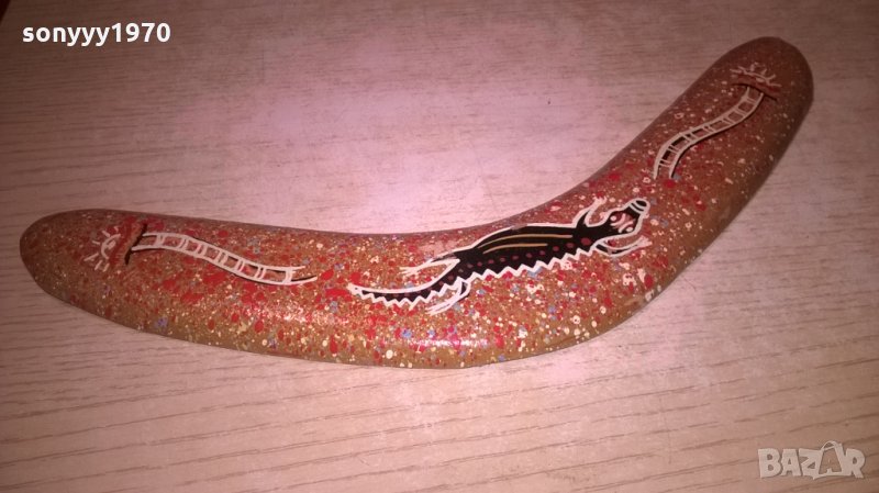 throwing boomerang-hand crafted in australia-29см, снимка 1