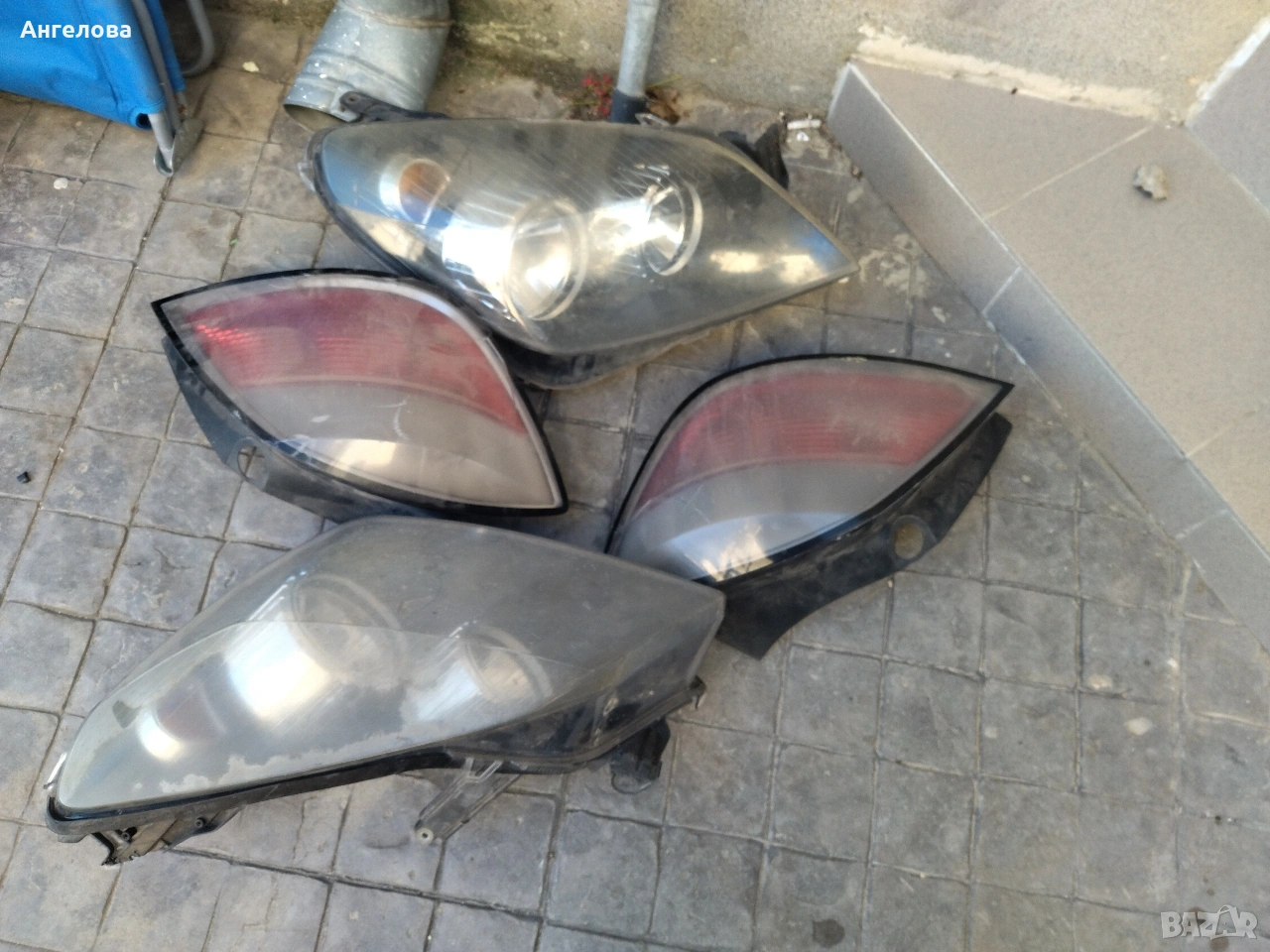 Амортисьори стопове фарове таван и резервнагумаза Опел Астра Н , снимка 1