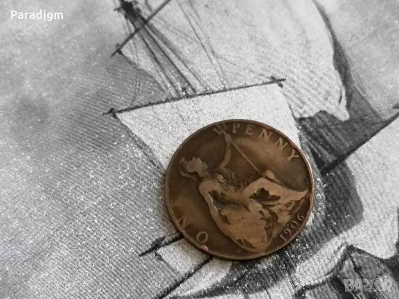 Монета - Великобритания - 1 пени | 1906г., снимка 1