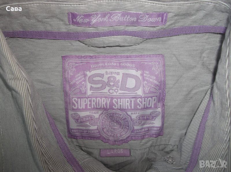 Риза SUPERDRY    мъжка,Л, снимка 1