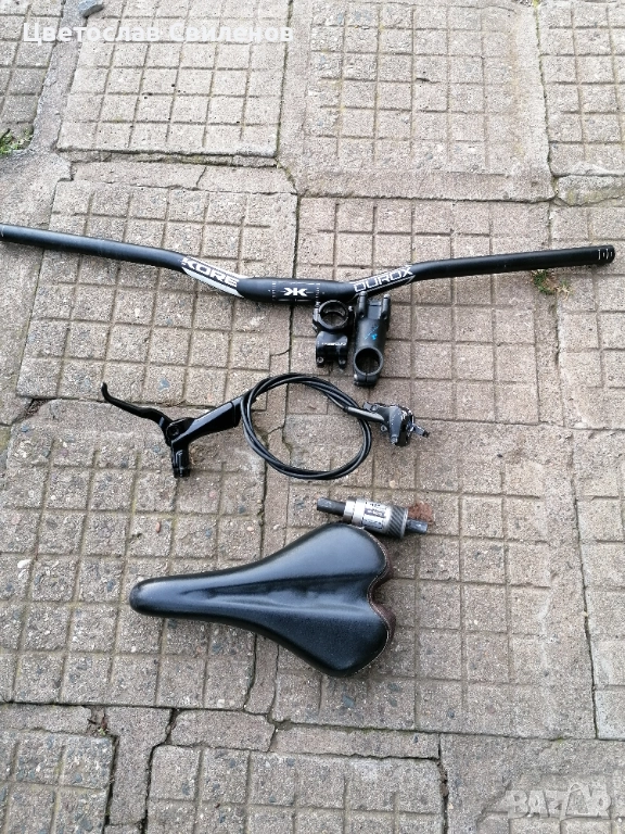 Продавам Хидравлична спирачка Elexir 5, кормило, седалка, средно движение, 2 лапи Crosser и Cubе, снимка 1