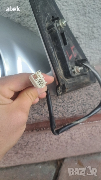 Toyota Land Cruiser ляво огледало здрава основа, снимка 1