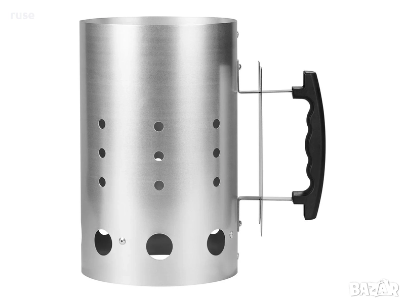 НОВ! Съд за разпалване на дървени въглища Ø 17 х 27 см, снимка 1