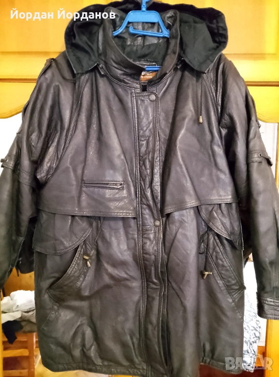 Дамска кожена канадка, снимка 1