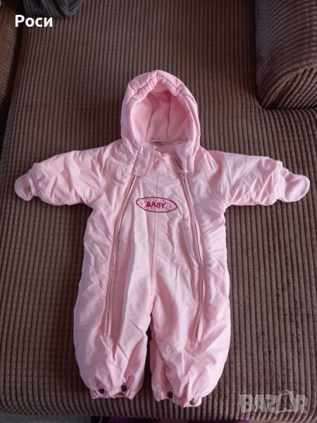 Бебешки зимен гащеризон,  ескимос 3-6 месеца момиче, снимка 1