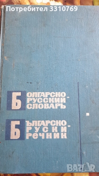 Антикварен българско-руски речник., снимка 1
