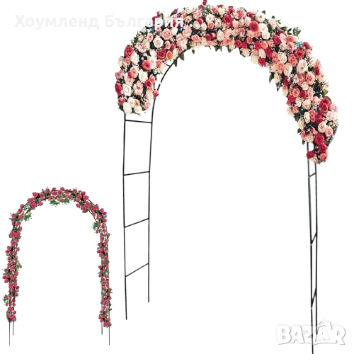 Свод арка за цветя и арка за балони - сватбена арка, снимка 1