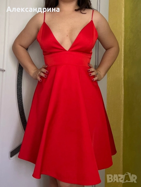 Елегантна коктейла дамска рокля , снимка 1