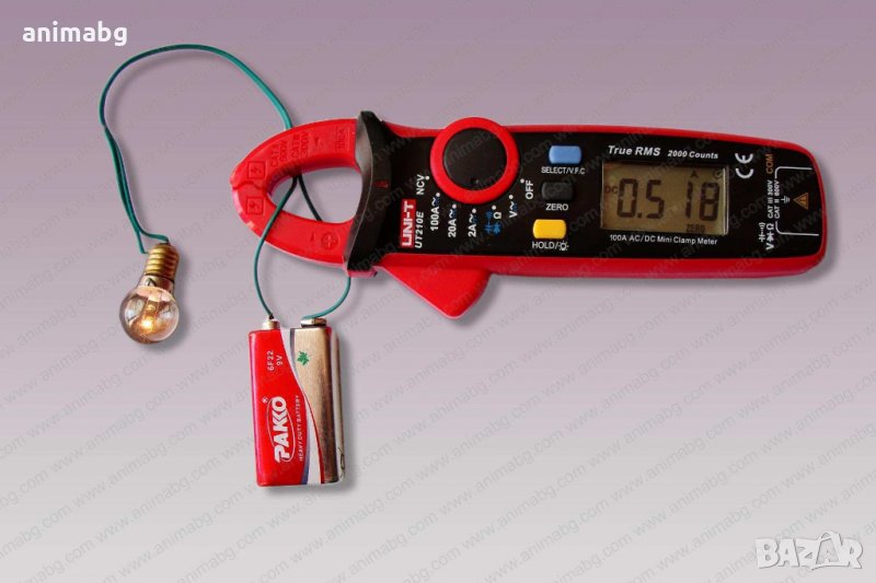 ANIMABG Амперклещи за прав и променлив ток UT210E, снимка 1