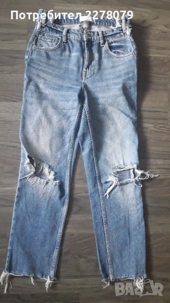 Дамски дънки MNG с висока талия, снимка 1