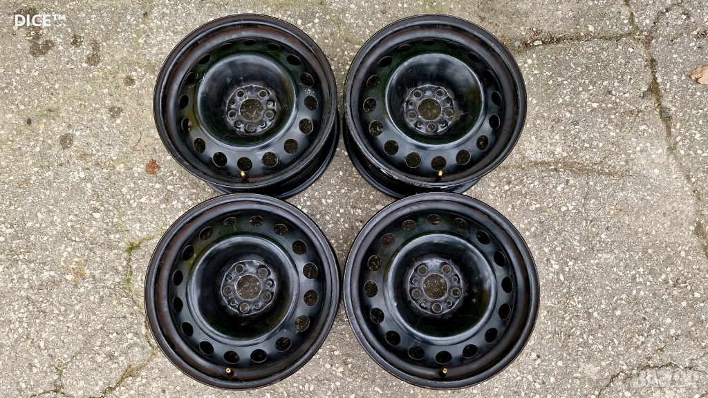 16 5х98 железни джанти Фиат Добло, Опел Комбо. 5x98, снимка 1